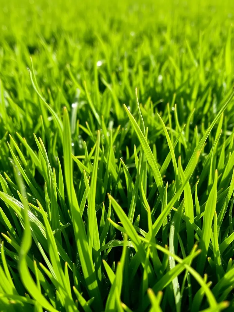 A photo of a lush, green lawn after overseeding, demonstrating the increased density and improved appearance of the grass.