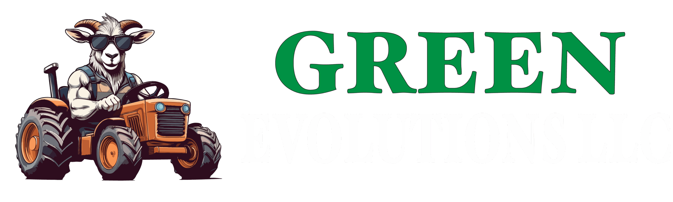 Green Evolutions Logos Horizontal for website and for black background